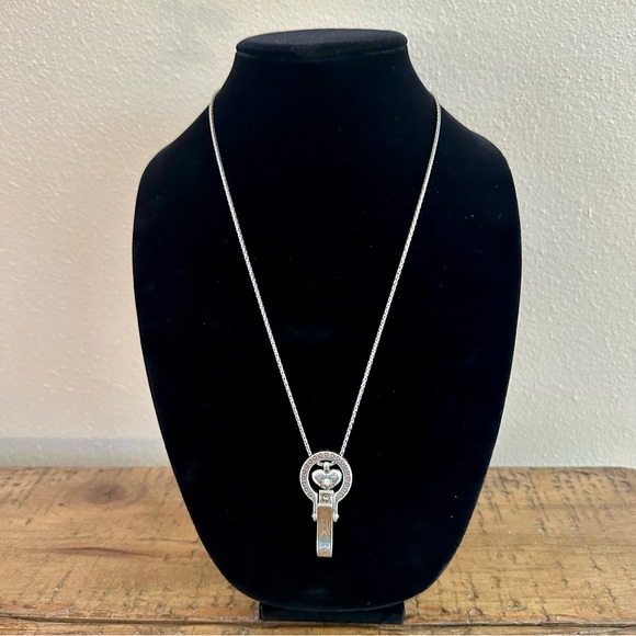 Brighton Badge Clip Necklace - Picture 2 of 10